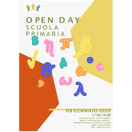 A.S. 2019/2020: Open Day Scuola primaria - 8 gennaio 2020