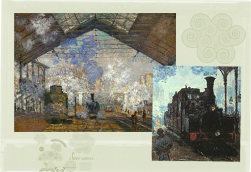 Monet: Gare de Saint Lazar