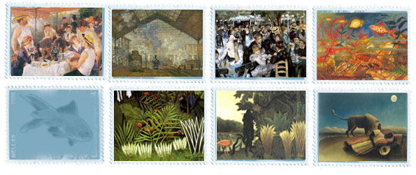 Opere di Renoir-Monet-Ligabue-Rousseau